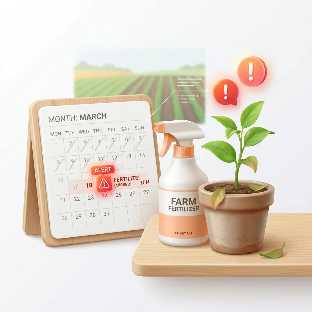 Ilustrasi Lupa Jadwal Pemupukan